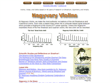 Tablet Screenshot of nagyvaryviolins.com